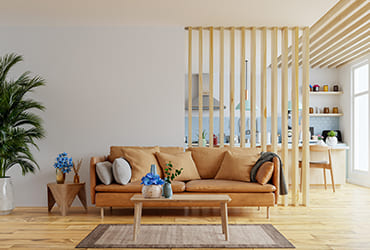 We built a beautiful living room interior design so as to enhance your home.